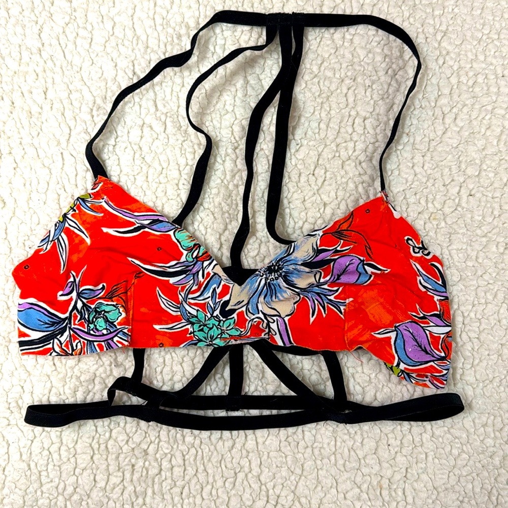 Tropical pattern bralette